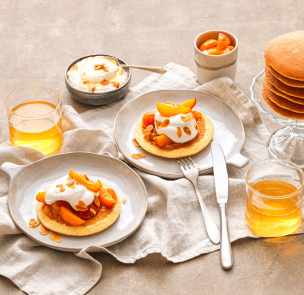 pancakes-almond-honey-apricot